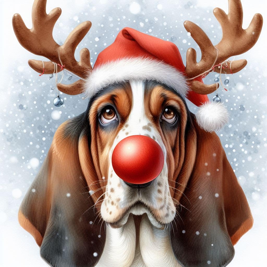 Basset Hound Christmas Cards