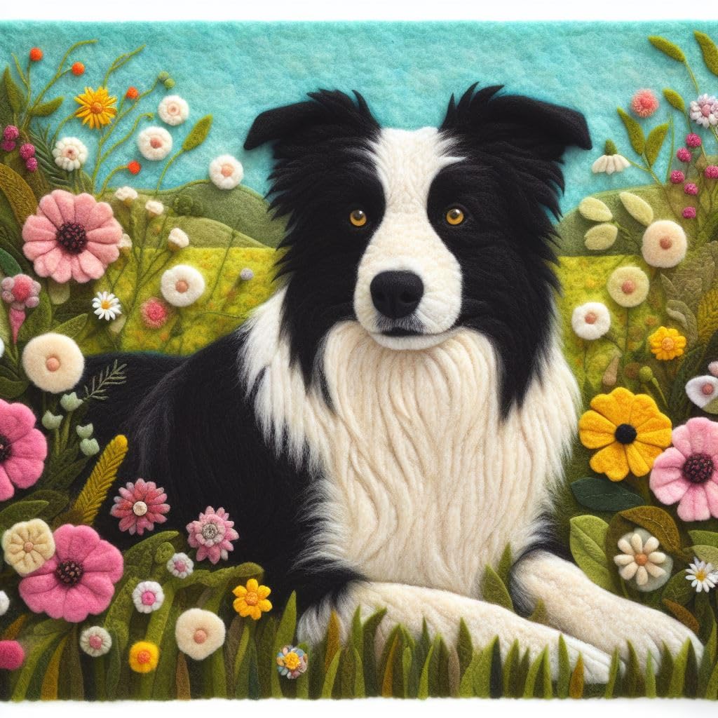 Border Collie Greeting Card