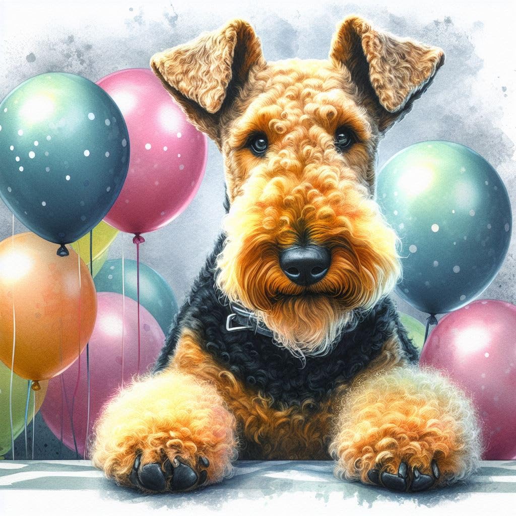 Airedale Terrier Greeting Card