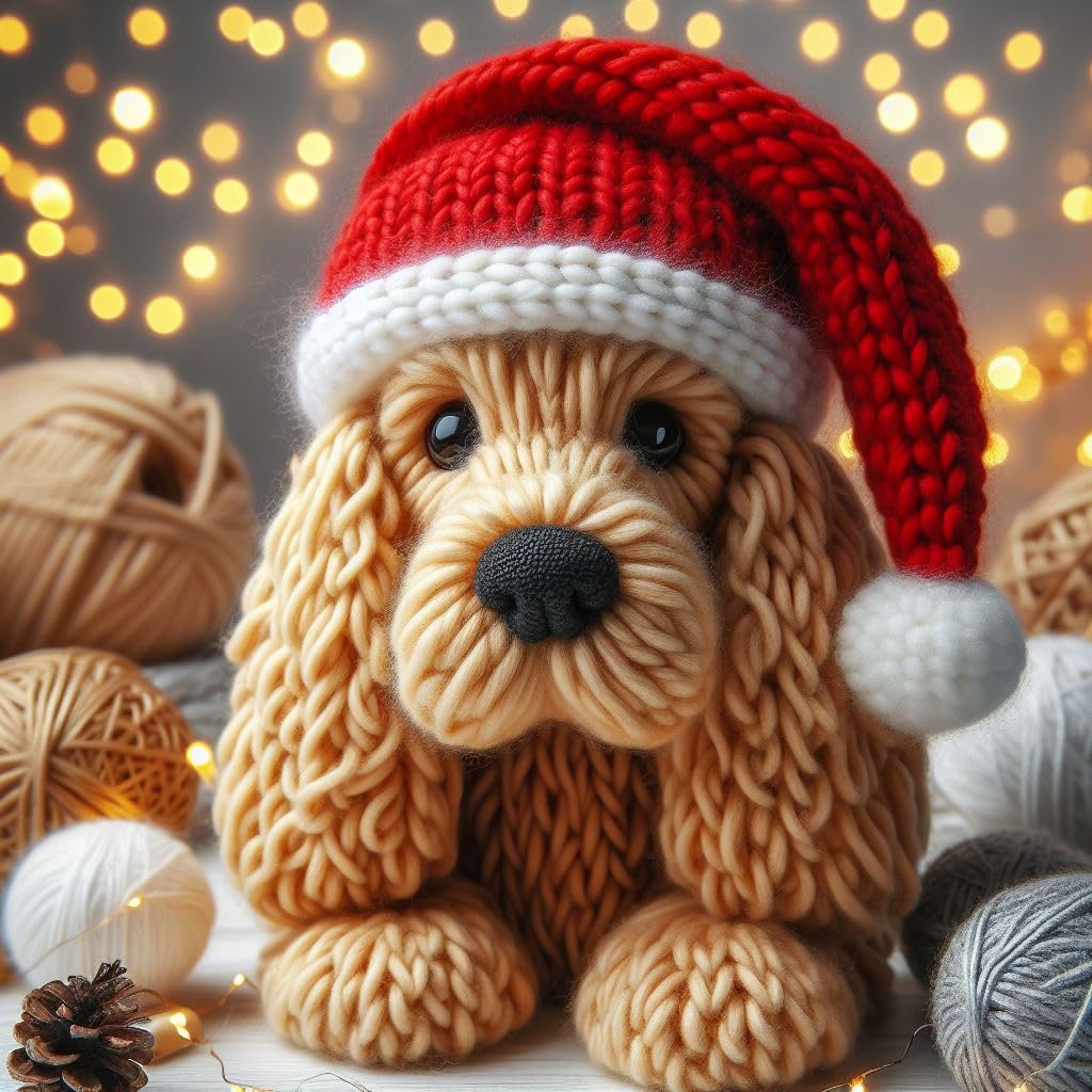 Cocker Knitted Cards