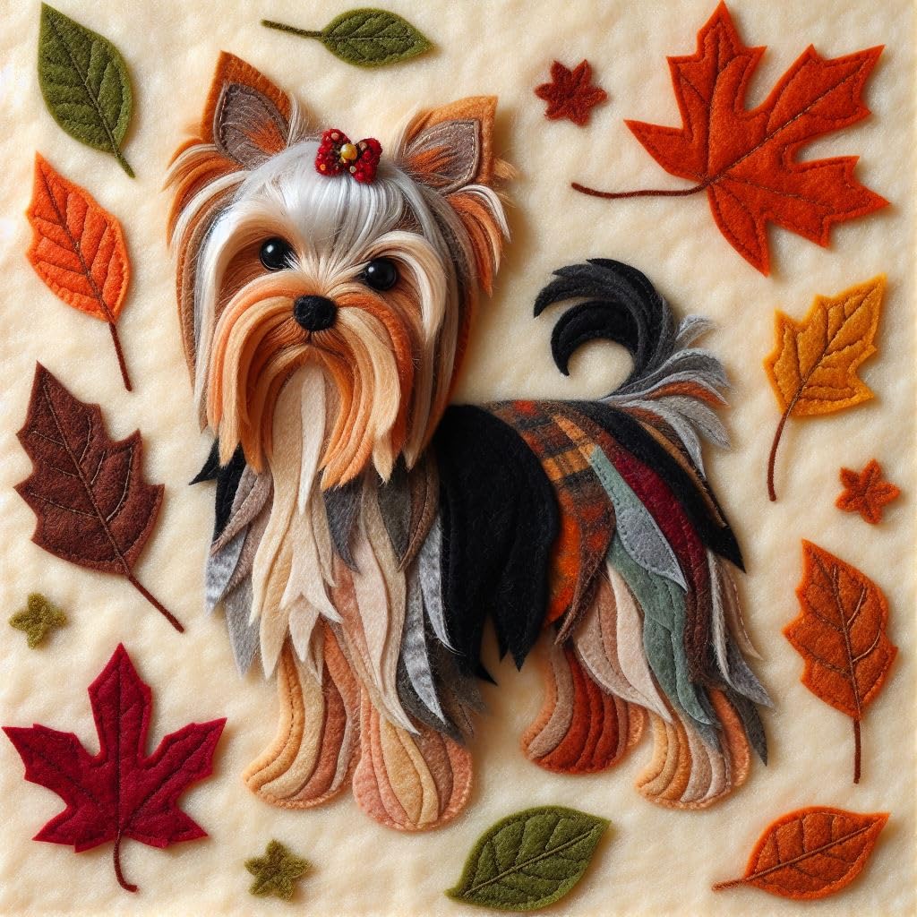 Yorkshire Terrier Birthday Card
