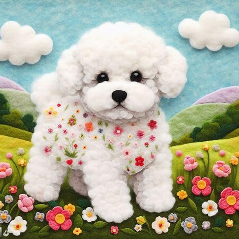 Bichon Greeting Card