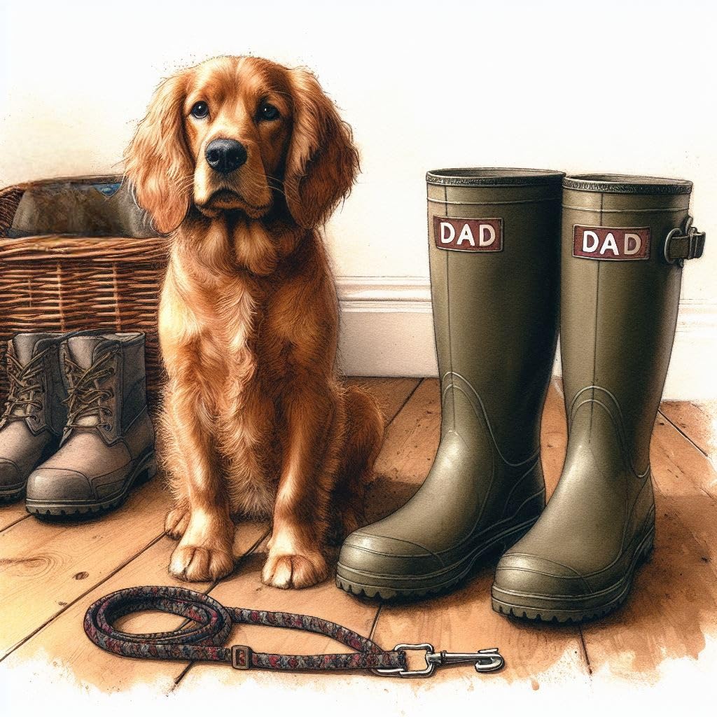 Cocker Spaniel Dad Birthday Card