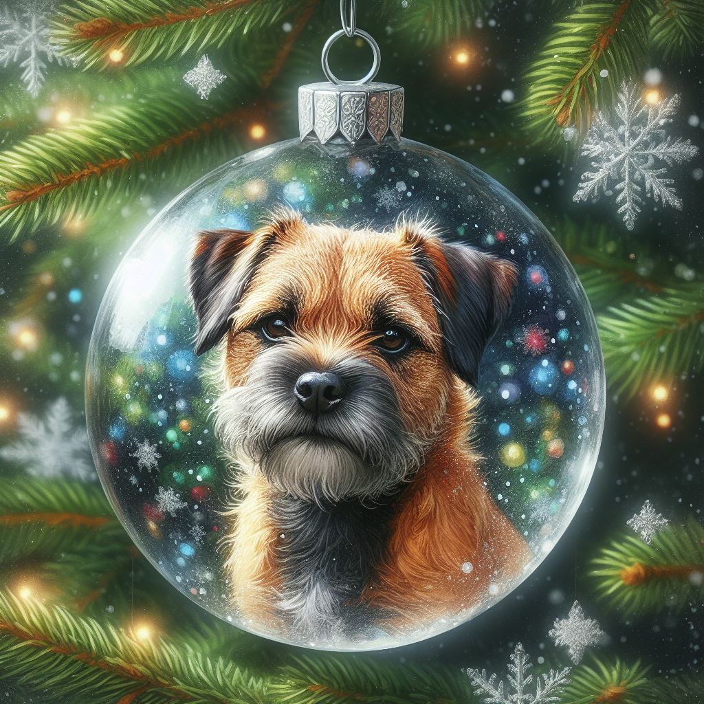 Border Terrier Bauble