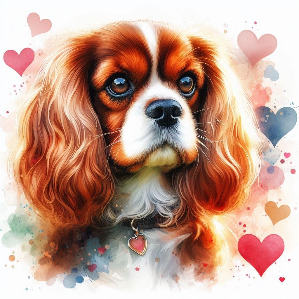 Cavalier Greeting Card