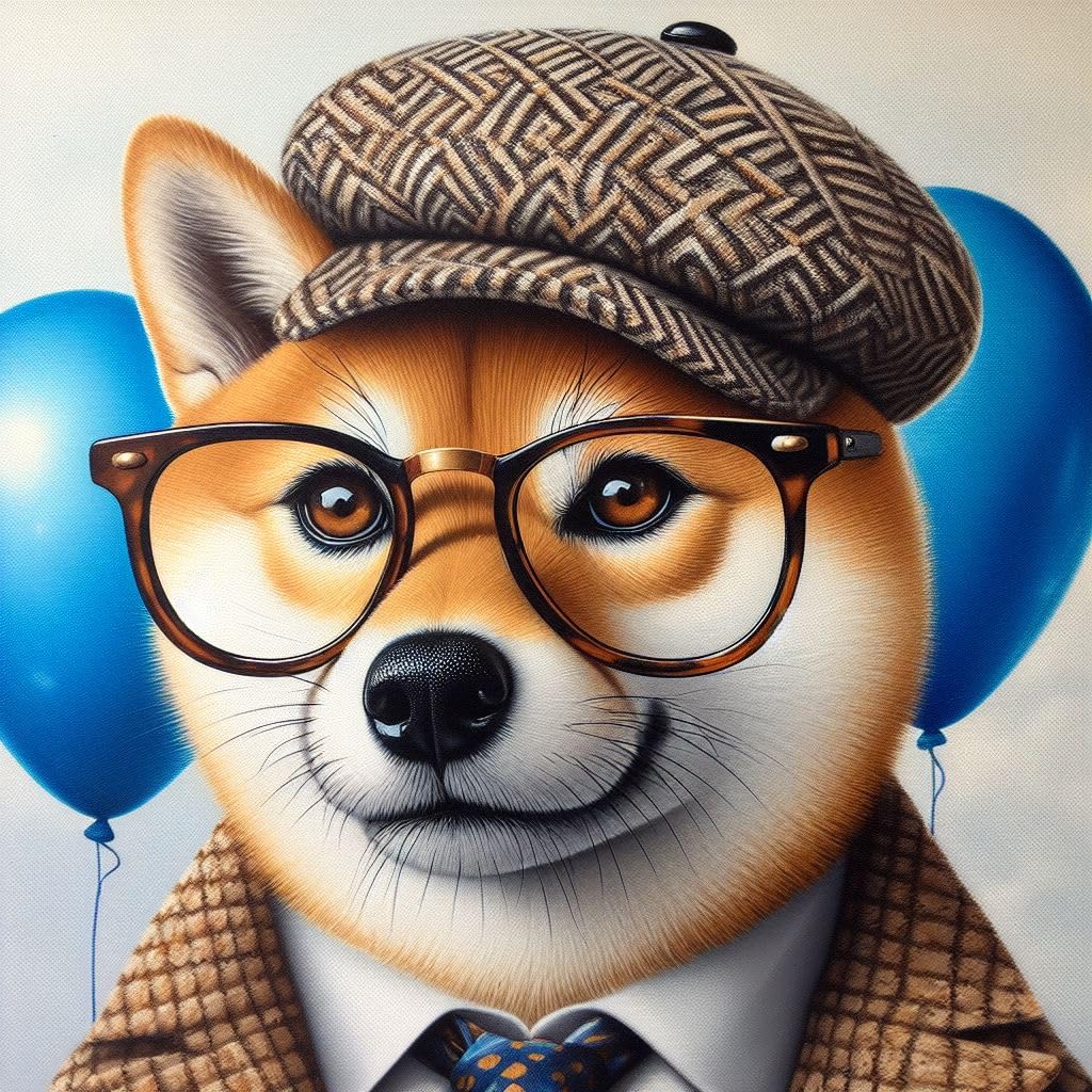 Shiba Inu Birthday Card