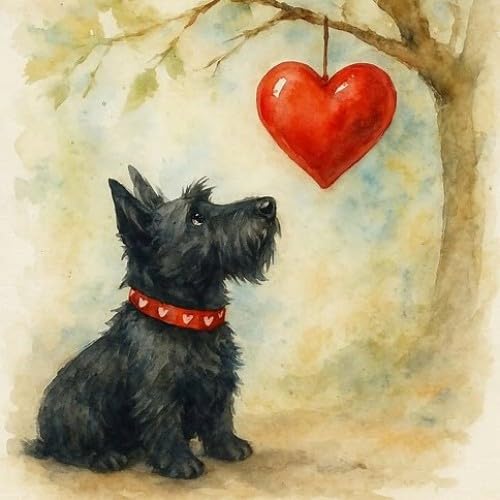 Scottish Terrier Valentine Card