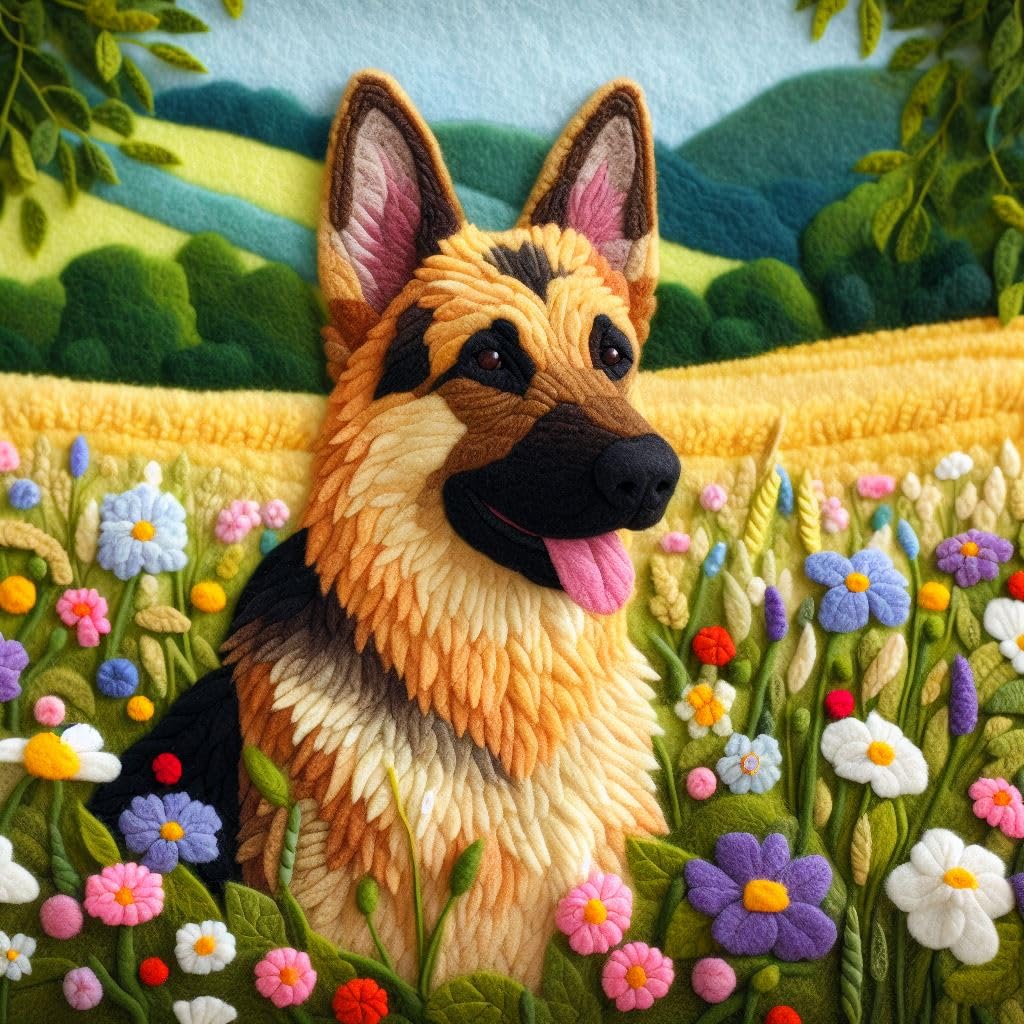 German Shepherd Greeting Card