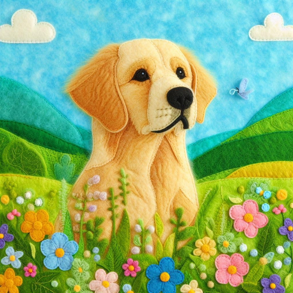 Golden Retriever Birthday Card