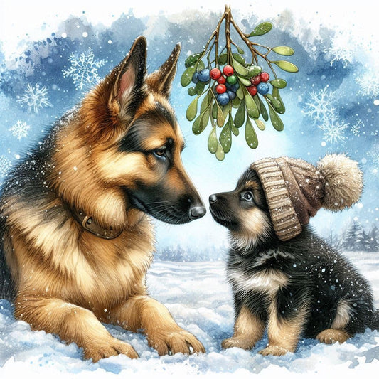 German Shepherd Christmas Card Pack