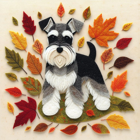 Schnauzer Greeting Card