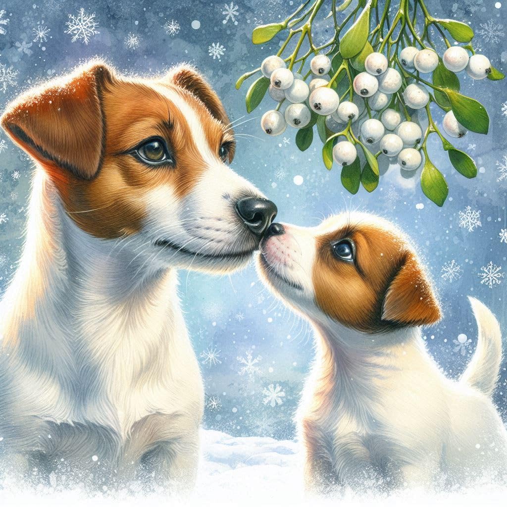 Pack of Jack Russell Christmas Cards