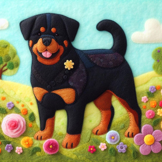 Rottweiler Greeting Card