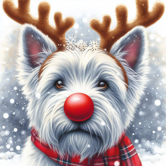 West Highland Terrier Christmas Card