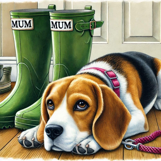 Beagle Mum Birthday Card