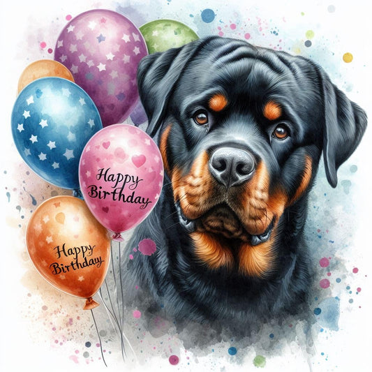 Rottweiler Greeting Card