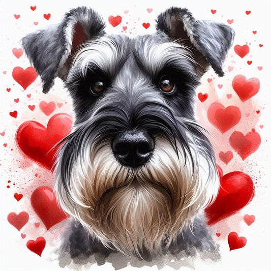 Schnauzer Greeting Card
