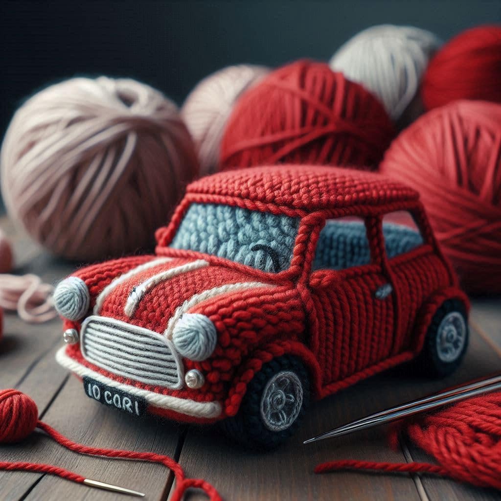 Knitted Mini Blank Card