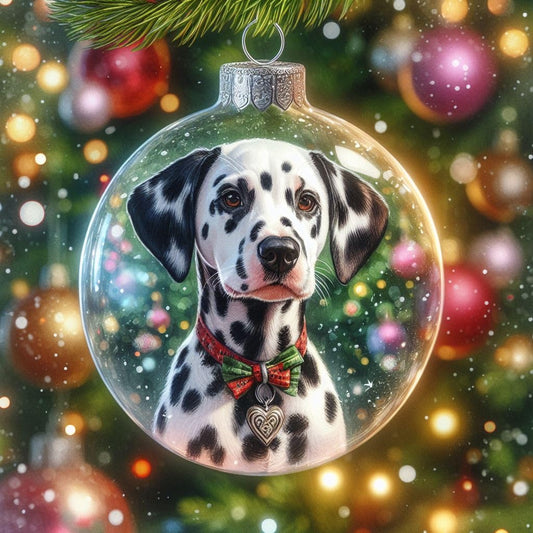 Dalmatian Christmas Card