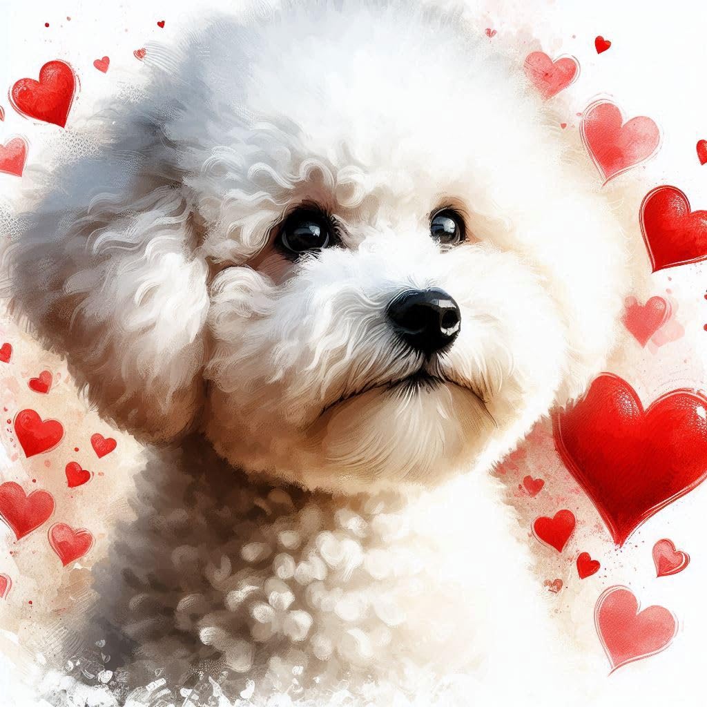 Bichon Frise Blank Card