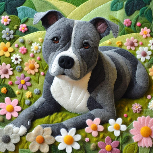 Staffie Greeting Card