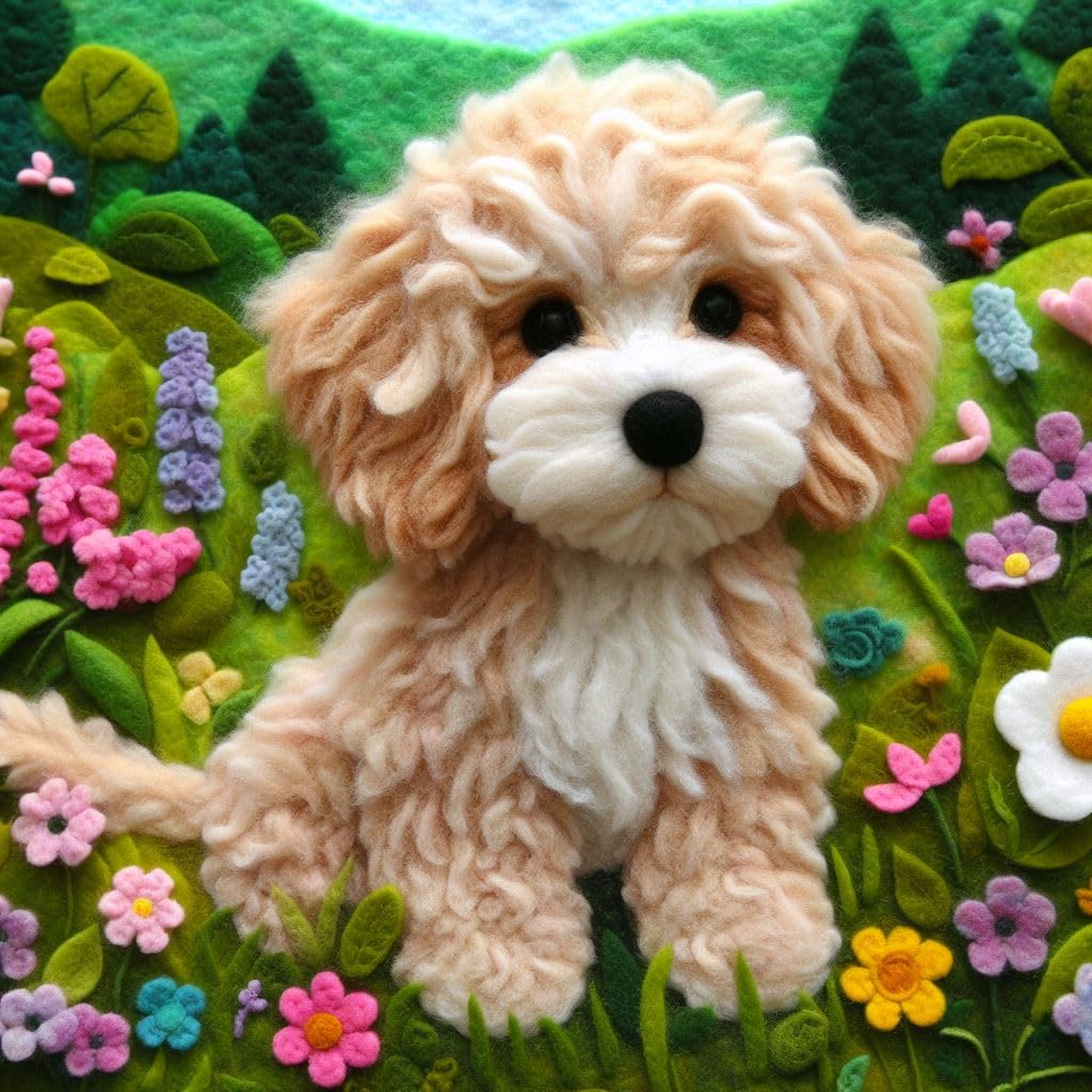 Cockapoo Birthday Card