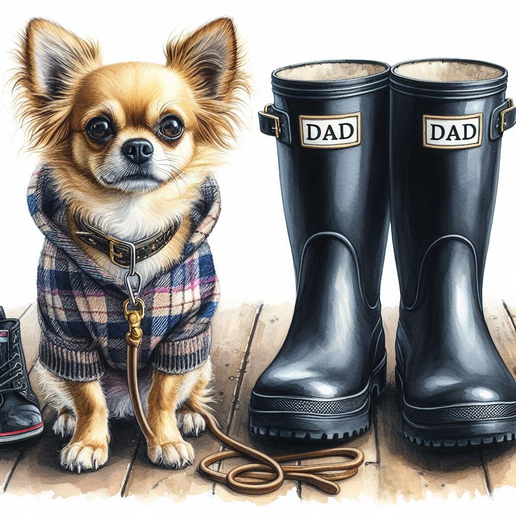 Chihuahua Dad Birthday Card