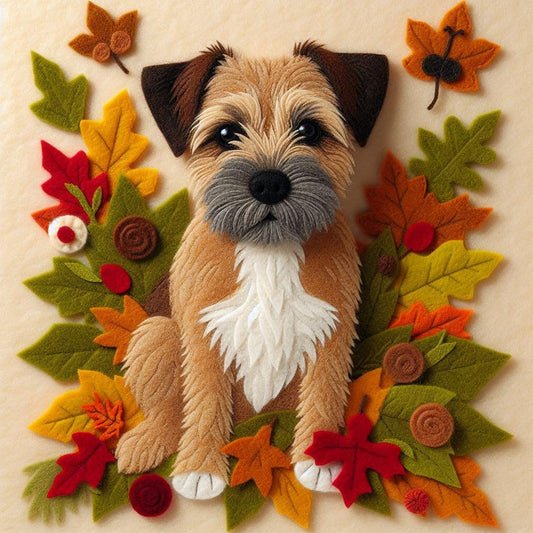 Border Terrier Greeting Card