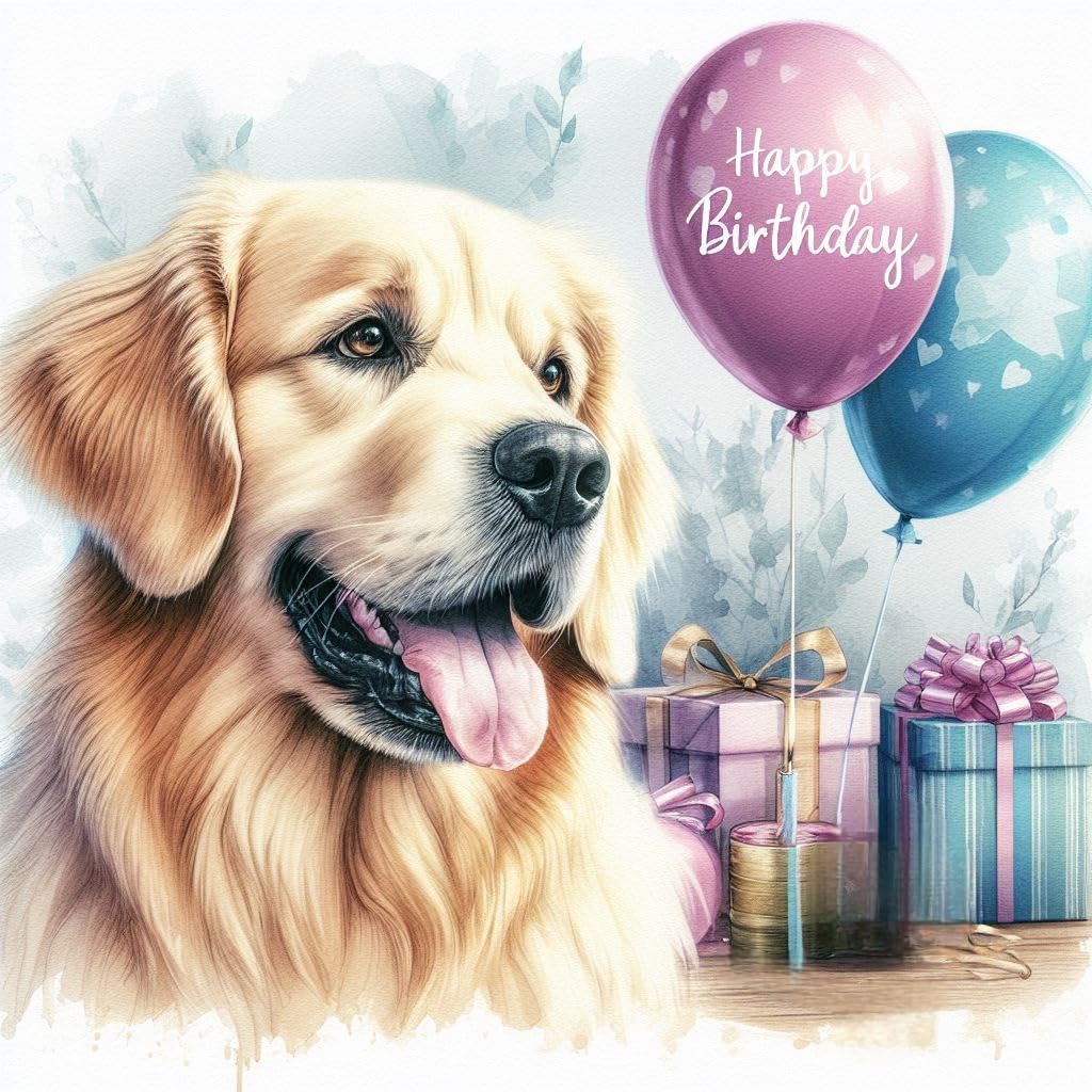 Golden Retriever Greeting Card