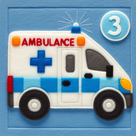 Ambulance Birthday Card
