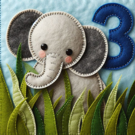Elephant Birthday Card