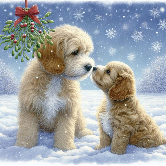 Pack of Cockapoo Christmas Cards