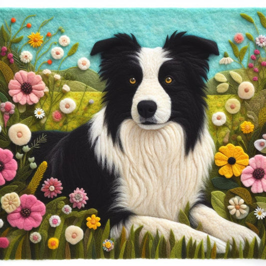 Border Collie Greeting Card