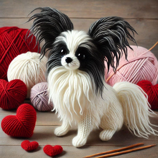 Kntted Papillon Card