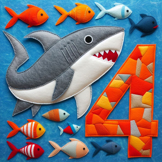 Shark Birthday Card