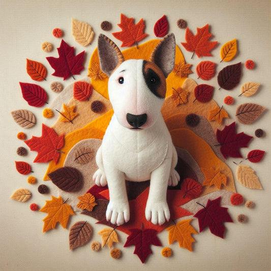Bull Terrier Greeting Card