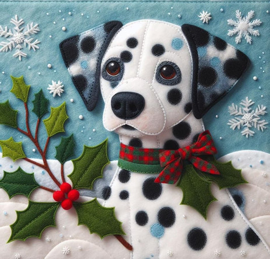Pack of Dalmatian Christmas Cards