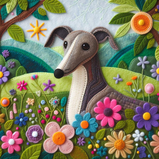 Greyhound Greeting Card