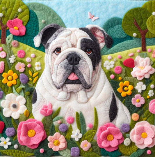 Bulldog Greeting Card