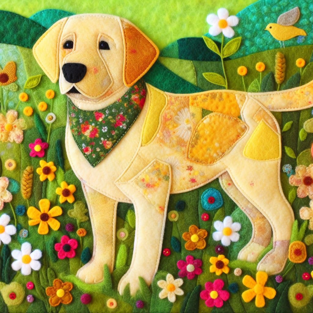 Yellow Lab Birthday Card