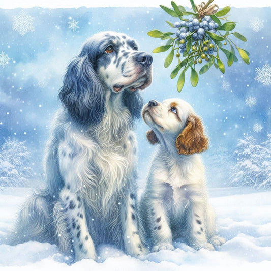 Setter Christmas Card