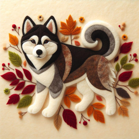 Husky Greeting Card