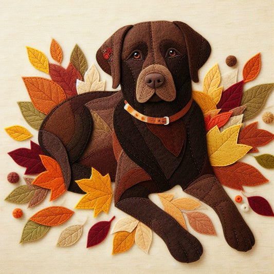 Chocolate Lab Greeting Card