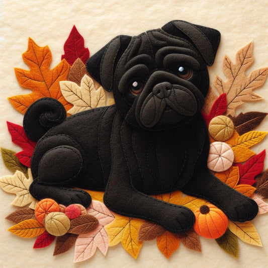 Pug Birthday Card