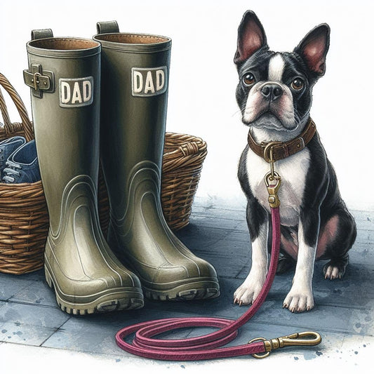 Boston Terrier Dad Birthday Card