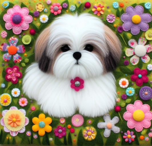 Shih Tzu Greeting Card