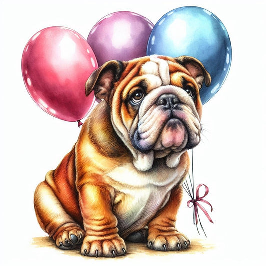 Bulldog Greeting Card