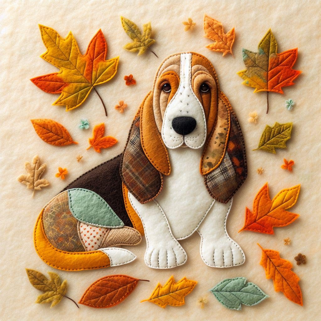 Basset Hound Greeting Card
