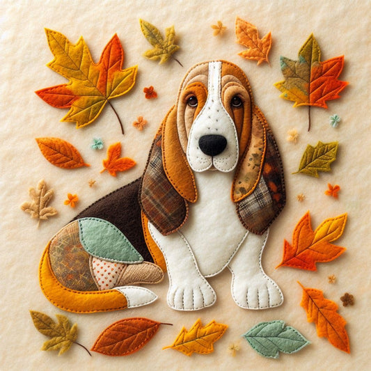 Basset Hound Greeting Card