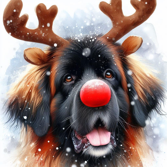 Leonberger Christmas Card